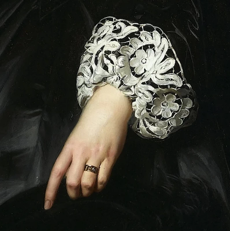 Ritratto di Julia Bock - dettaglio